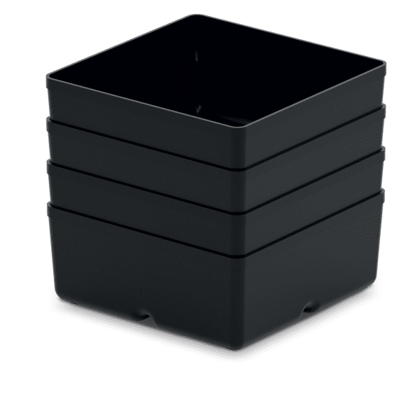 Sada úložných boxů 4 ks UNITEX 11 x 11 x 11