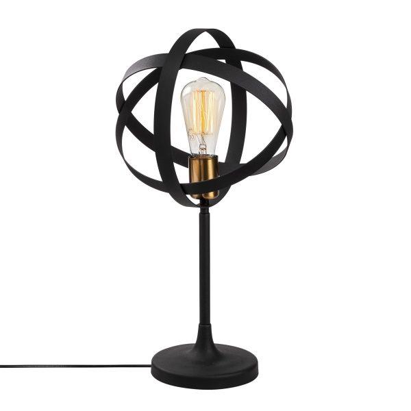 Stolová lampa Gezegen čierna/zlatá
