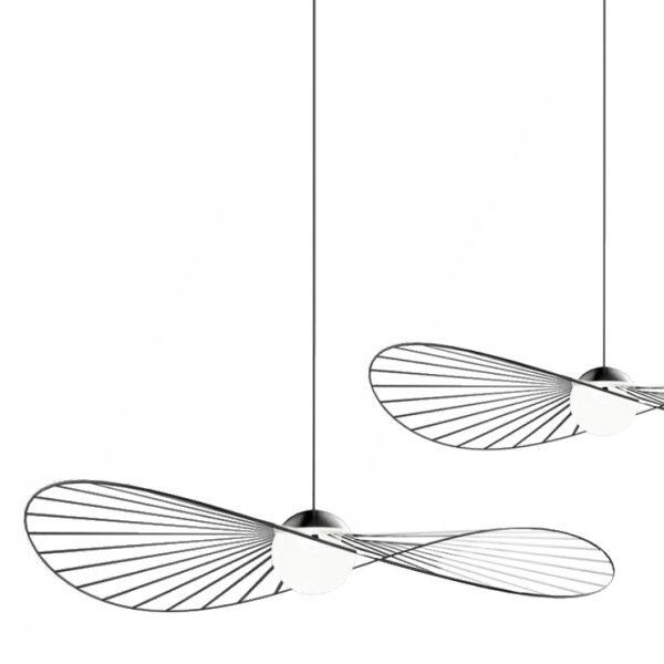 Stropné svietidlo LED Aza 80 cm čierne