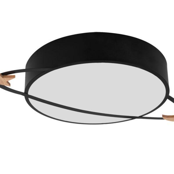 Stropné svietidlo Moon 52 cm čierne