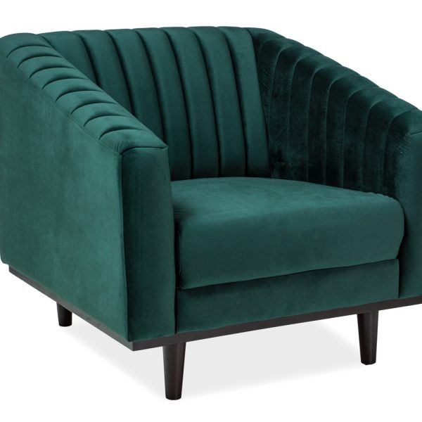 Signal Kreslo ASPREY Velvet 1 Farba: Curry / Bluvel 68