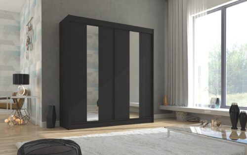 ArtAdrk Šatníková skriňa BALTON | 200 cm Farba: dub sonoma ArtAdrk Šatníková skriňa BALTON | 200 cm Farba: dub sonoma