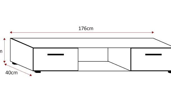 ArtAdrk TV stolík ARIDEA | čokoládová