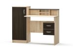 KEIN písací stolík-dub Sonoma / wenge – Obrázok 2