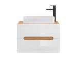 ArtCom Keramické umývadlo UM-6275 SLIM 2 | biela 60 cm