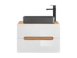 ArtCom Keramické umývadlo UM-6275 SLIM 2 | sivá 60 cm sivá