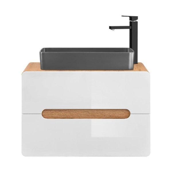 ArtCom Keramické umývadlo UM-6275 SLIM 2 | sivá 60 cm sivá