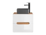 ArtCom Keramické umývadlo UM-6276 SLIM 1 | sivá 40 cm