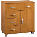 ArtCross Komoda KN-8044S1D Farba: craft biely