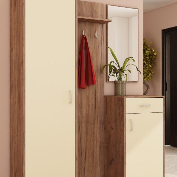 ArtCross Predsieň 4 Farba: craft tobaco / krémový