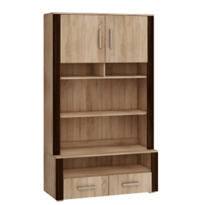 ArtCross Regál NOTTI  | 05 Farba: craft biely / craft tobaco / craft biely
