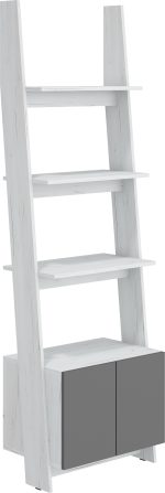 ArtCross Regál RACK 04 |  60-1D Farba: Craft tobaco / craft biely – Obrázok 2