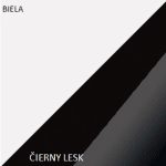 ArtCross Skriňa MAX 05 Farba: Slivka / čierny lesk – Obrázok 2