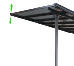 ArtRoja Pergola BRUCE D | transparentný polykarbonát – Obrázok 2