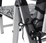 ArtRoja Záhradné lehátko ASS COMFORT lehátko | čierna – Obrázok 2