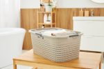 Elvisia Kôš na čisté prádlo COUNTRY 40 L | cappuccino