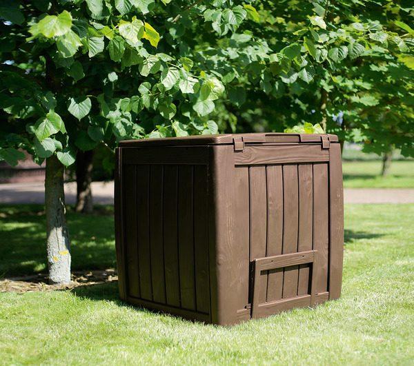 KETER Záhradný kompostér DECO | hnedá 340L
