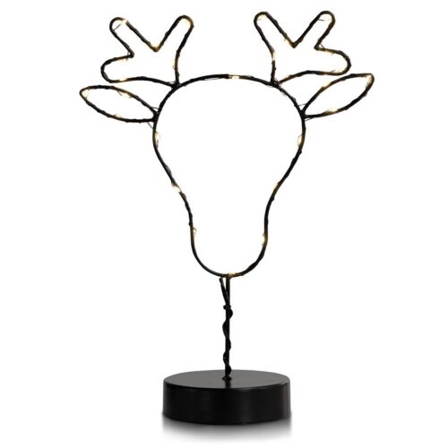 LED Svetelná dekorácia Reindeer čierna LED Svetelná dekorácia Reindeer čierna