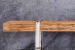 LuxD Dizajnová konzola Shark 140 cm teak – Obrázok 3