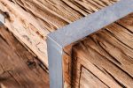 LuxD Dizajnová konzola Shark 140 cm teak – Obrázok 4