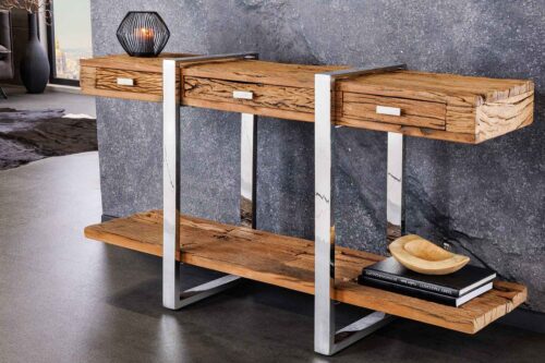 LuxD Dizajnová konzola Shark 140 cm teak LuxD Dizajnová konzola Shark 140 cm teak