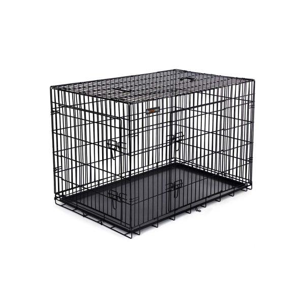 Prepravná klietka pre zvieratá Levino XXL 122 cm čierna