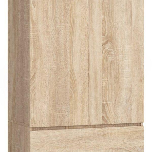 Šatníková skriňa Star 90 cm dub sonoma