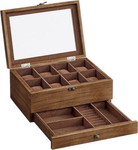 Úložný box na hodinky Vrangle hnedý Úložný box na hodinky Vrangle hnedý