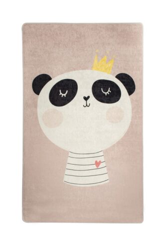 Detský koberček King Panda 140x190 cm ružový Detský koberček King Panda 140x190 cm ružový