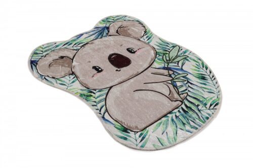 Detský koberec Koala 80x100 cm sivý/zelený Detský koberec Koala 80x100 cm sivý/zelený