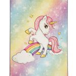 Detský koberec Unicorn 140x190 cm viacfarebný