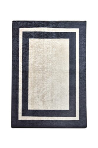 Koberec Black Frame 80x150 cm biely/ čierny Koberec Black Frame 80x150 cm biely/ čierny