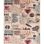Koberec Coffee 80x200 cm béžový/ružový