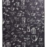 Koberec Coffee And Tea 60x140 cm čierny