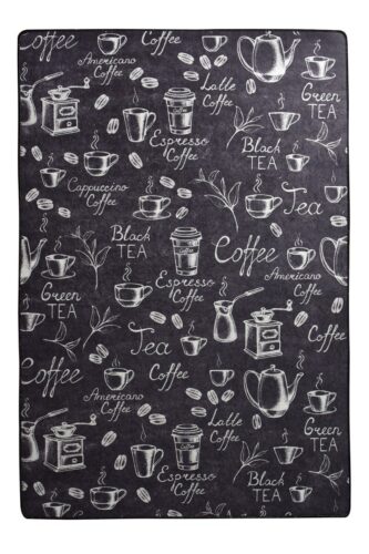Koberec Coffee And Tea 60x140 cm čierny Koberec Coffee And Tea 60x140 cm čierny