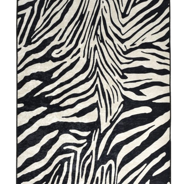 Koberec Zebra 160x230 cm biely/čierny