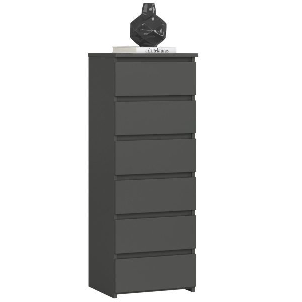 Komoda CL6 40 cm grafitově šedá