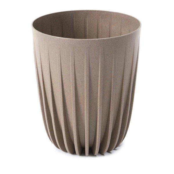 Květináč STRIPPED ECO VI 25 cm latte