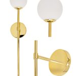 Nástenná lampa 52CM APP578-1W zlatá