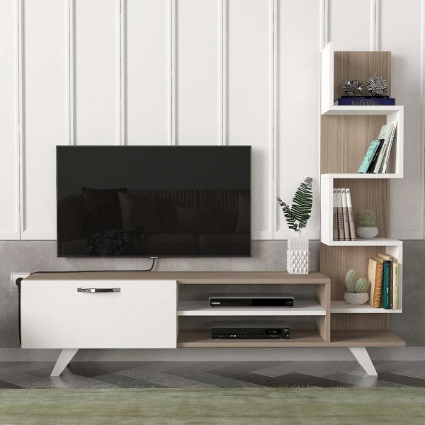 SERENE TV stolík biela/cordoba