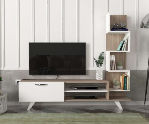 SERENE TV stolík biela/cordoba SERENE TV stolík biela/cordoba