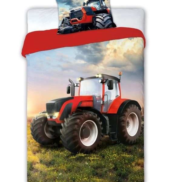 Bavlnená posteľná bielizeň Turbo Traktor 004 - 160x200 cm