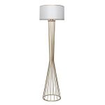 Stojacia lampa AYD XII 155 cm biela/zlatá
