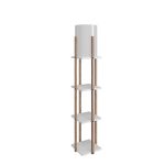 Stojacia lampa Nora 135 cm biela