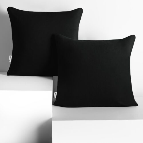 Súprava 2 obliečok na vankúš Decoking Terro čierna