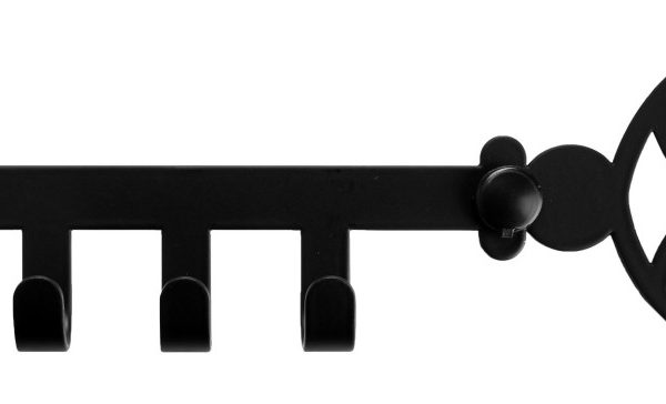 Vešiak KLAVIS 26 cm čierny