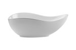 ArtCom Keramické umývadlo CLOUD E-6588 | biely lesk 51 x 39 cm – Obrázok 2