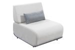 Higold Záhradná rohová zostava HIGOLD - Onda Corner Lounge Sunbrella Grey/White Quick dry foam – Obrázok 4