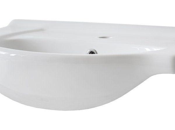 Keramické zapustené umývadlo Vintage II 65 cm biele