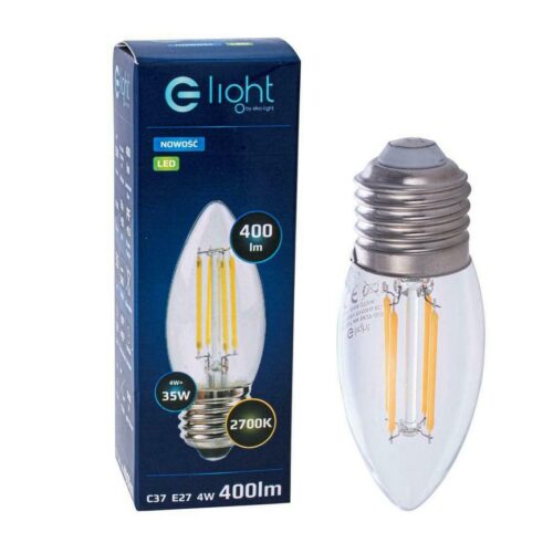LED žiarovka Glight 4W E27 teplá biela LED žiarovka Glight 4W E27 teplá biela